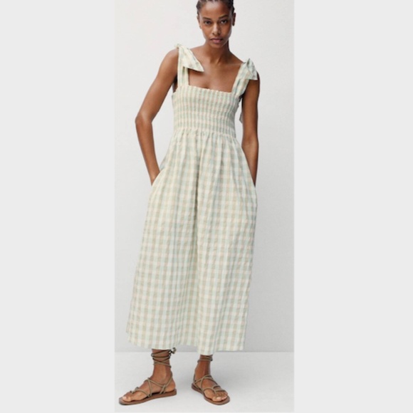 Mango Dresses & Skirts - MANGO Vichy Check Dress